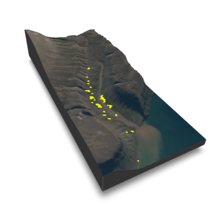 A 3D image of Bjorndalen with orthophoto overlay!